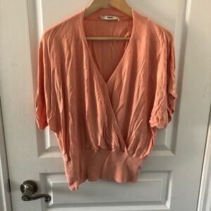 Oasis Fashion V neck sweater Short Sleeve sweater size M